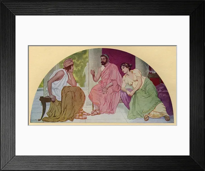 Framed Print : Washington DC, USA - Library of Congress Mural - Paris Framed Print : Washington DC, USA - Library of Congress Mural - Paris