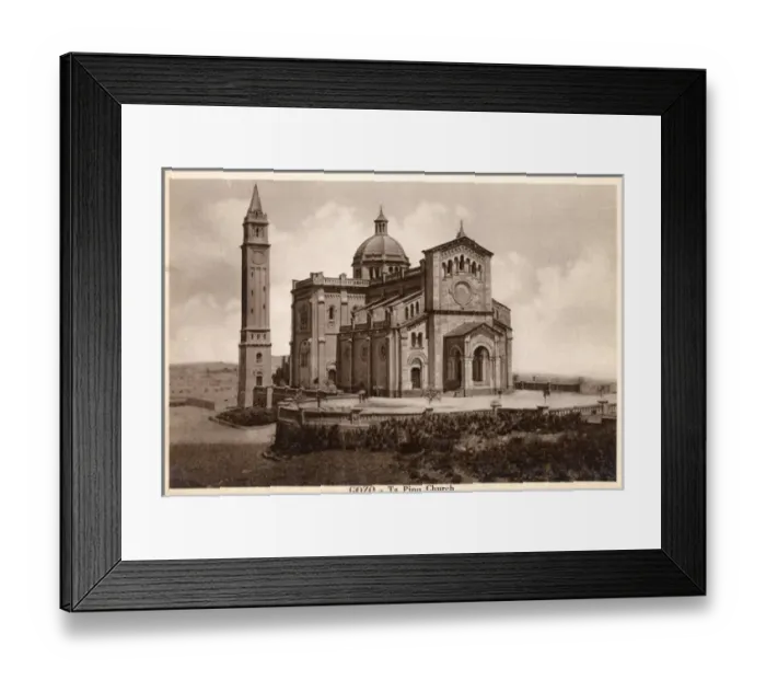 Framed Print : Malta - Gozo - Ta Pinu Church Framed Print : Malta - Gozo - Ta Pinu Church