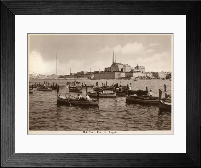 Framed Print : Malta - Fort St. Angelo Framed Print : Malta - Fort St. Angelo