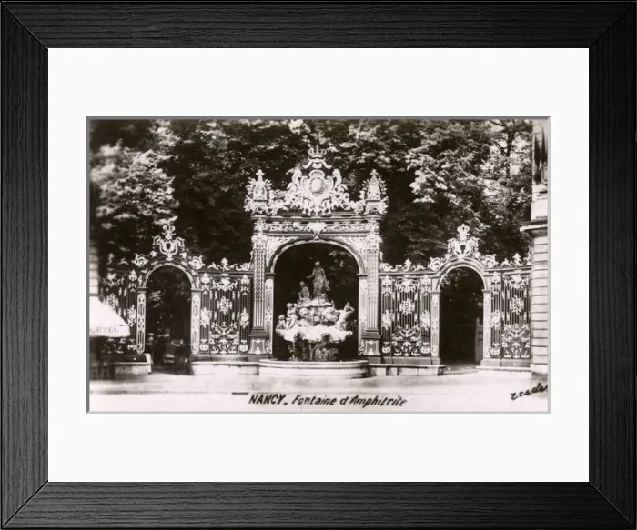 Framed Print : Nancy, France - Fontaine d Amphitrite