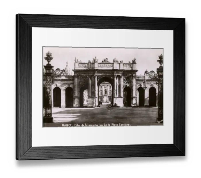 Framed Print : Nancy, France - L Arc de Triomphe and view of Place Carriere Framed Print : Nancy, France - L Arc de Triomphe and view of Place Carriere