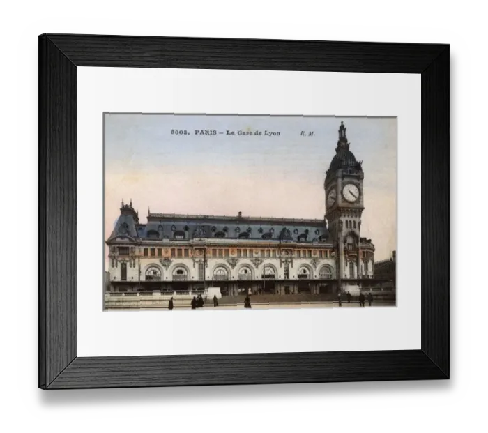 Framed Print : Gare de Lyon, Paris, France Framed Print : Gare de Lyon, Paris, France