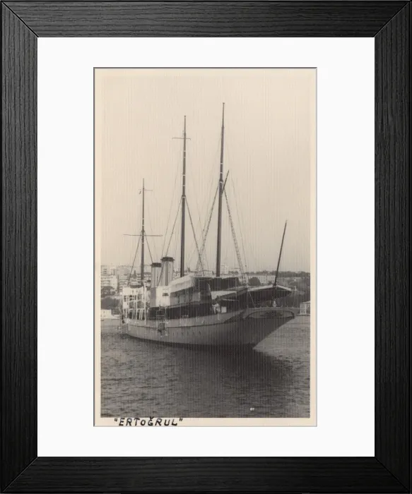 Framed Print : Turkish Imperial Steamship - Ertogrul Framed Print : Turkish Imperial Steamship - Ertogrul