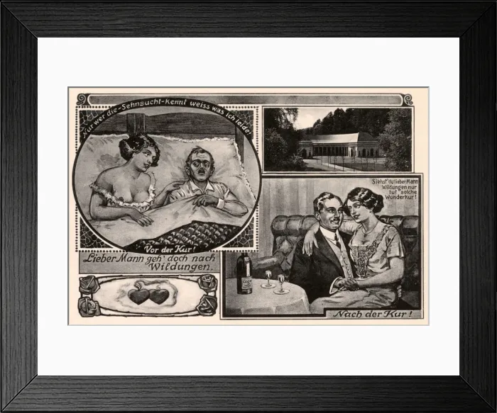 Framed Print : The benefits of taking the water at Bad Wildungen, Germany Framed Print : The benefits of taking the water at Bad Wildungen, Germany