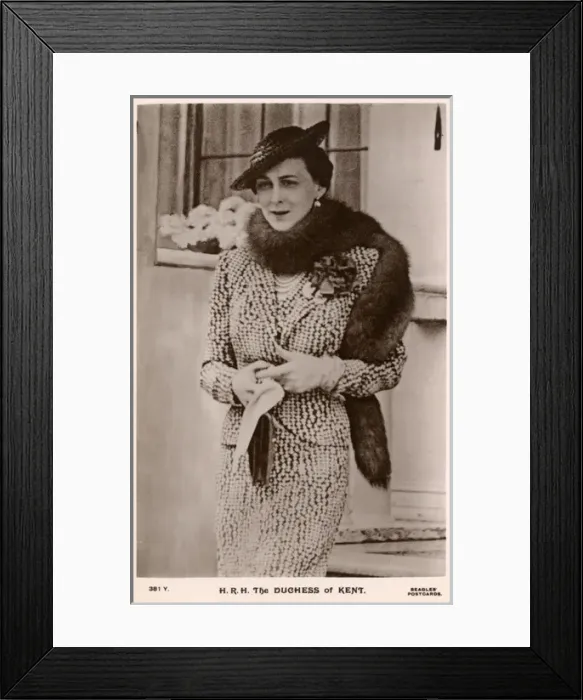 Framed Print : Princess Marina, Duchess of Kent Framed Print : Princess Marina, Duchess of Kent