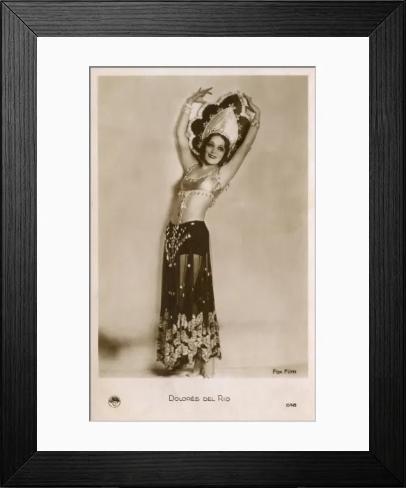 Framed Print : Dolores del Rio - Mexican Film Actress Framed Print : Dolores del Rio - Mexican Film Actress