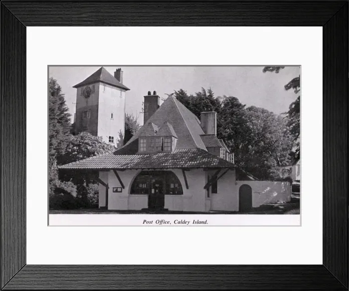 Framed Print : Caldey Island, Wales - The Post Office Framed Print : Caldey Island, Wales - The Post Office
