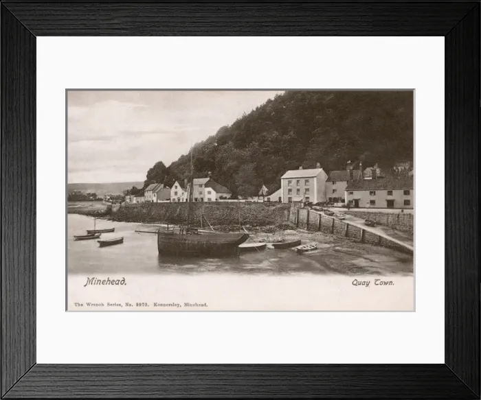 Framed Print : Quay Town, Minehead, Somerset Framed Print : Quay Town, Minehead, Somerset