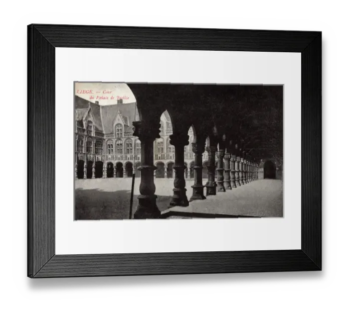 Framed Print : The Palais de Justice, Liege, Belgium Framed Print : The Palais de Justice, Liege, Belgium