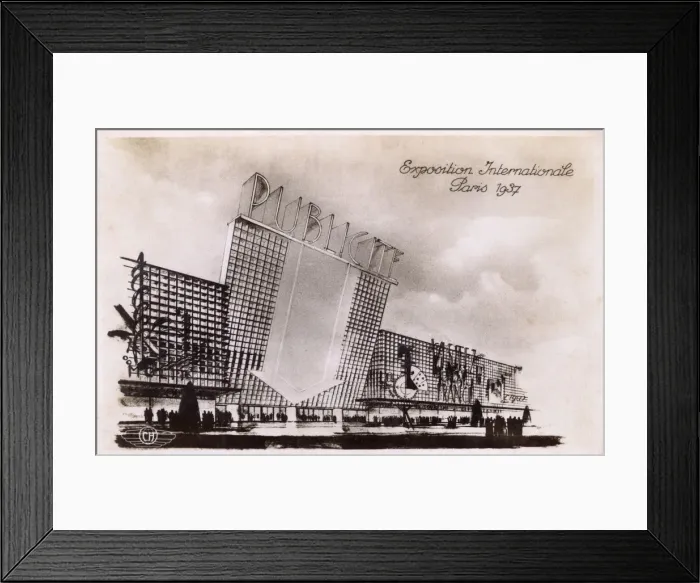 Framed Print : Exposition Internationale Paris - La Rue de la Publicite Framed Print : Exposition Internationale Paris - La Rue de la Publicite