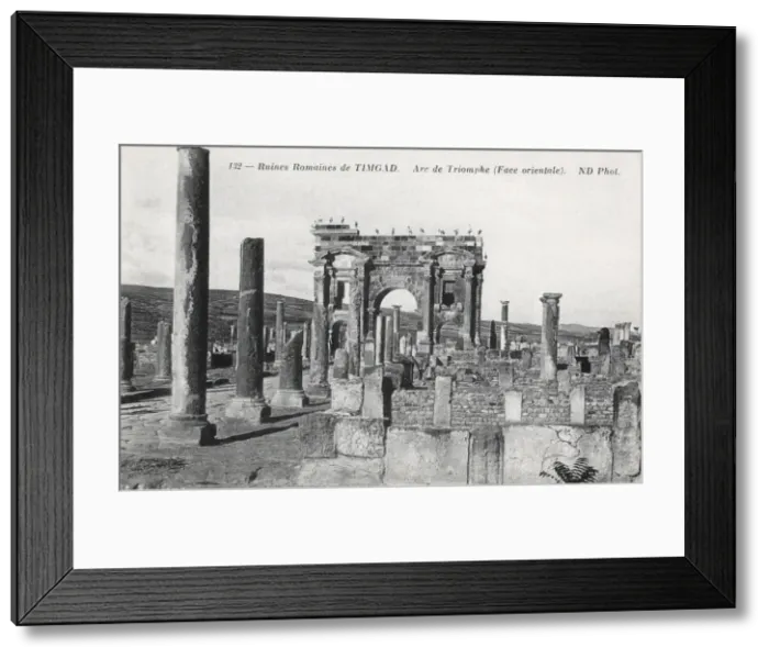 Framed Print : Roman site of Timgud - Algeria - Arch of Trajan Framed Print : Roman site of Timgud - Algeria - Arch of Trajan