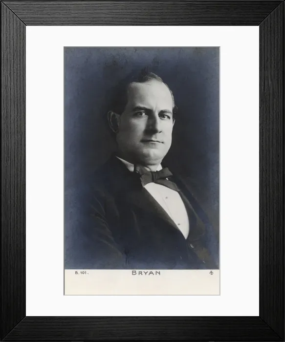 Framed Print : William Jennings Bryan Framed Print : William Jennings Bryan