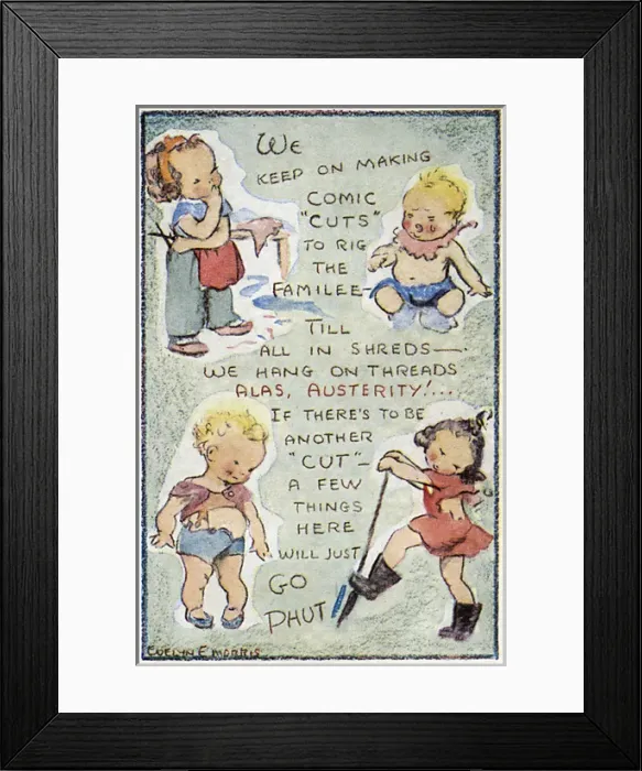 Framed Print : WW2 - Austerity - Getting by with Shreds and Threds Framed Print : WW2 - Austerity - Getting by with Shreds and Threds