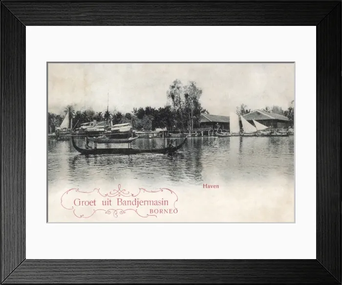Framed Print : Borneo, Indonesia - Bandjermasin Framed Print : Borneo, Indonesia - Bandjermasin