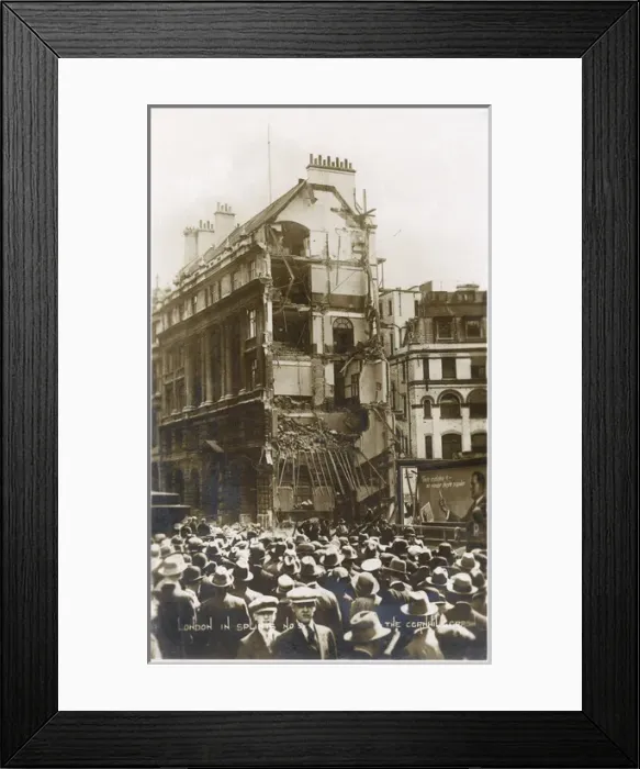 Framed Print : Accident - Commercial Union Assurance Company Building Framed Print : Accident - Commercial Union Assurance Company Building