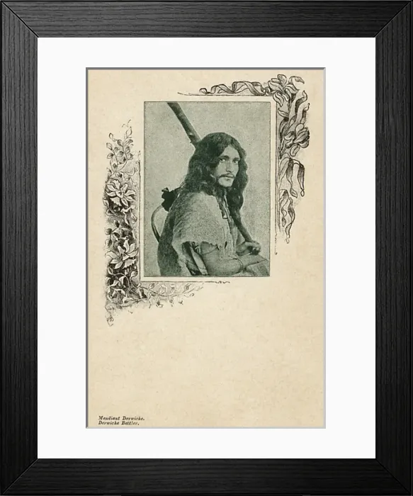 Framed Print : Iranian Wandering Dervish Framed Print : Iranian Wandering Dervish