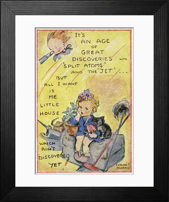 Framed Print : WW2 - Little girl searching for her home Framed Print : WW2 - Little girl searching for her home