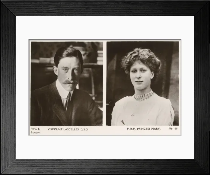 Framed Print : Commemoratve Engagement card - Marriage of Princess Mary Framed Print : Commemoratve Engagement card - Marriage of Princess Mary