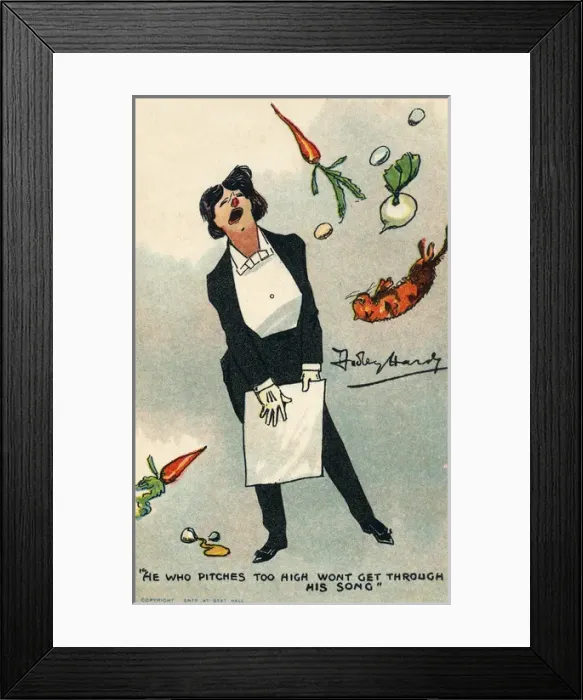 Framed Print : The Tenor hits a high note and is met by a special bouquet Framed Print : The Tenor hits a high note and is met by a special bouquet
