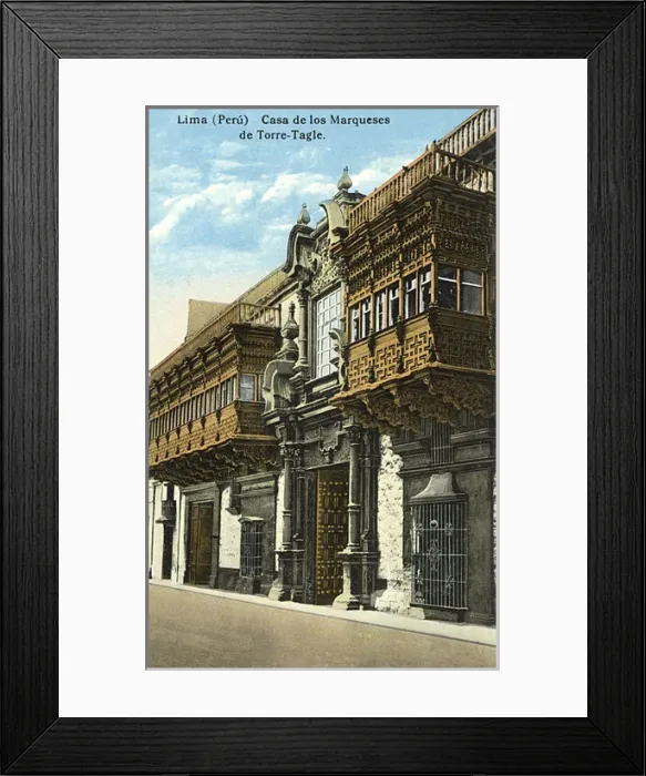 Framed Print : Lima - Peru - Palacio Torre Tagle Framed Print : Lima - Peru - Palacio Torre Tagle