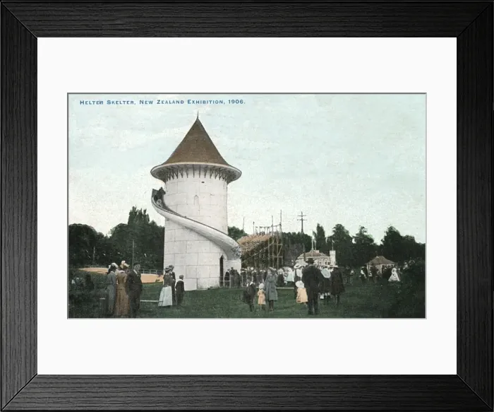 Framed Print : The Helter Skelter - The New Zealand Exhibition Framed Print : The Helter Skelter - The New Zealand Exhibition