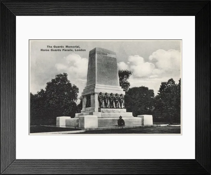 Framed Print : The Guards Memorial, Horse Guards Parade, London Framed Print : The Guards Memorial, Horse Guards Parade, London