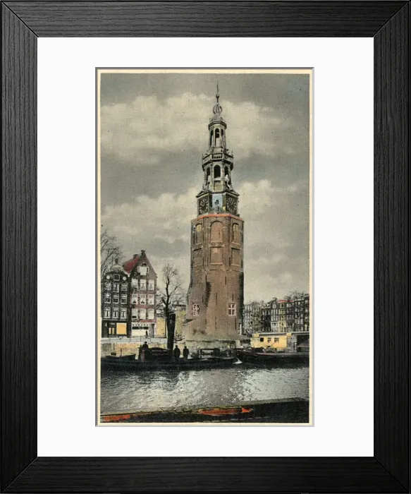 Framed Print : Amsterdam, Montelbaanstoren, The Netherlands Framed Print : Amsterdam, Montelbaanstoren, The Netherlands