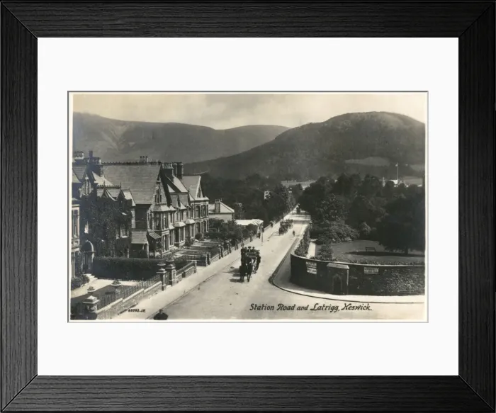 Framed Print : Station Road and Latrigg, Keswick, Cumbria, England Framed Print : Station Road and Latrigg, Keswick, Cumbria, England