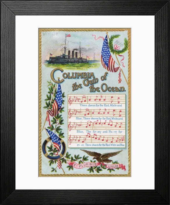 Framed Print : USS Columbia - The Gem of the Ocean Framed Print : USS Columbia - The Gem of the Ocean