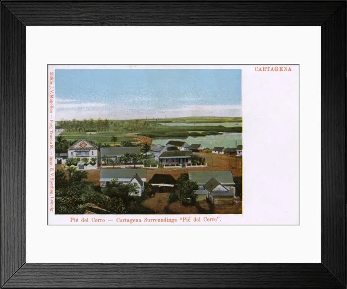 Framed Print : Colombia - Cartagena - General View Framed Print : Colombia - Cartagena - General View