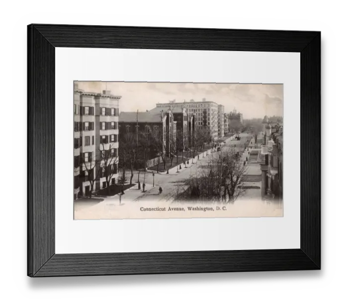 Framed Print : Connecticut Avenue, Washington, D. C. USA Framed Print : Connecticut Avenue, Washington, D. C. USA