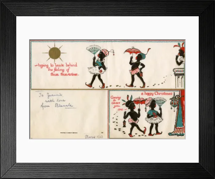 Framed Print : Fold-out Christmas Card Framed Print : Fold-out Christmas Card