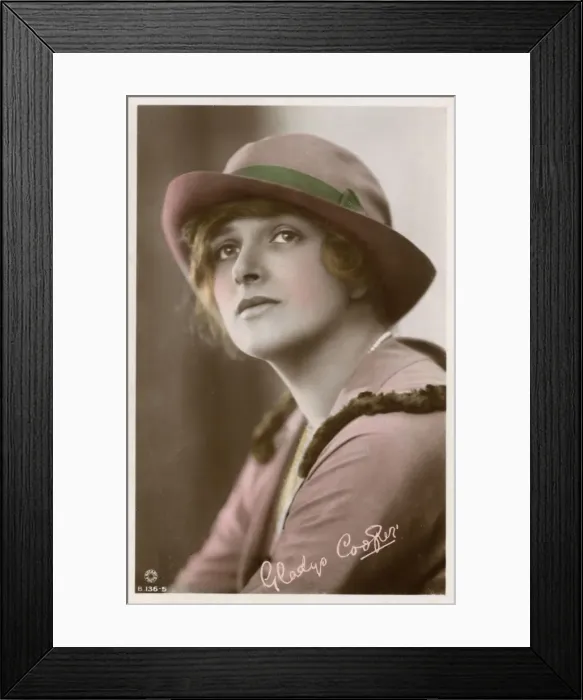 Framed Print : Gladys Cooper - English stage and screen actress Framed Print : Gladys Cooper - English stage and screen actress