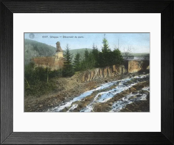 Framed Print : The Spillway of the Gileppe Dam, Wallonia, Belgium Framed Print : The Spillway of the Gileppe Dam, Wallonia, Belgium