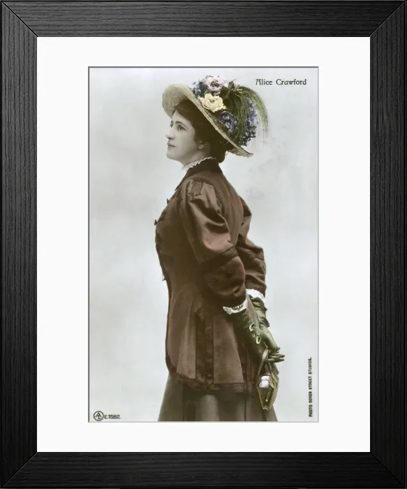 Framed Print : Alice Crawford - Australian Actress Framed Print : Alice Crawford - Australian Actress