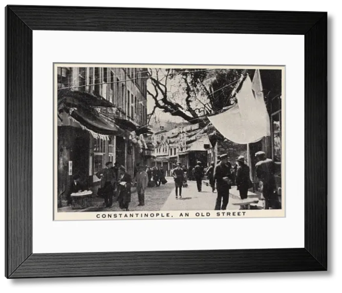 Framed Print : An Old Street in Constantinople, Turkey Framed Print : An Old Street in Constantinople, Turkey