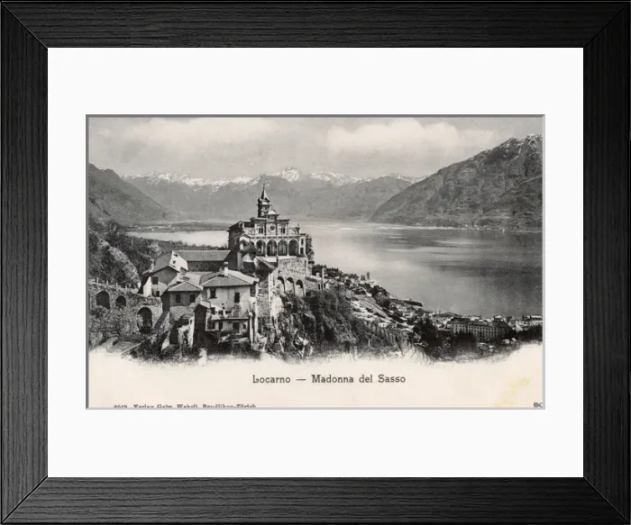 Framed Print : Locarno, Switzerland - Madonna del Sasso Framed Print : Locarno, Switzerland - Madonna del Sasso