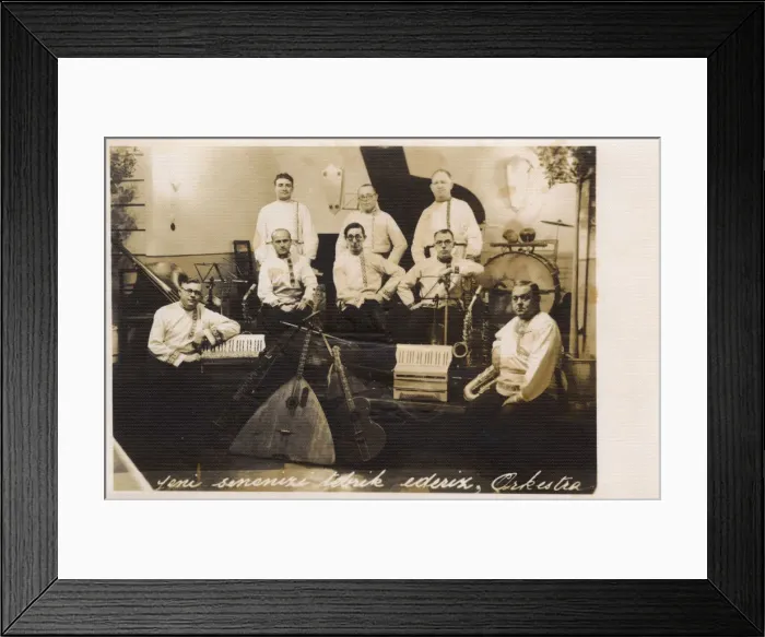 Framed Print : Turkish band - traditional instruments Framed Print : Turkish band - traditional instruments