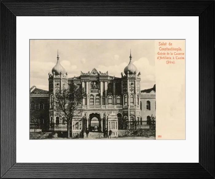 Framed Print : Entrance - Artillery Barracks, Taxim, Pera, Istanbul, Turkey Framed Print : Entrance - Artillery Barracks, Taxim, Pera, Istanbul, Turkey