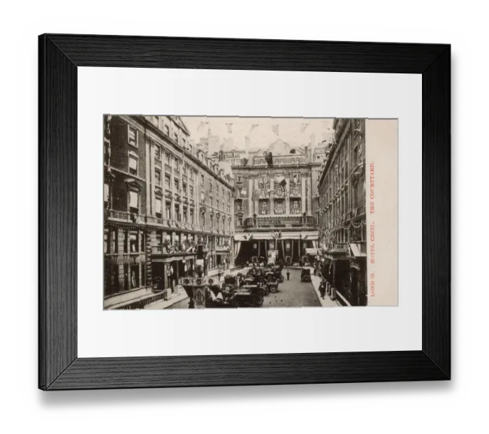 Framed Print : The Cecil Hotel, London - entrance courtyard Framed Print : The Cecil Hotel, London - entrance courtyard