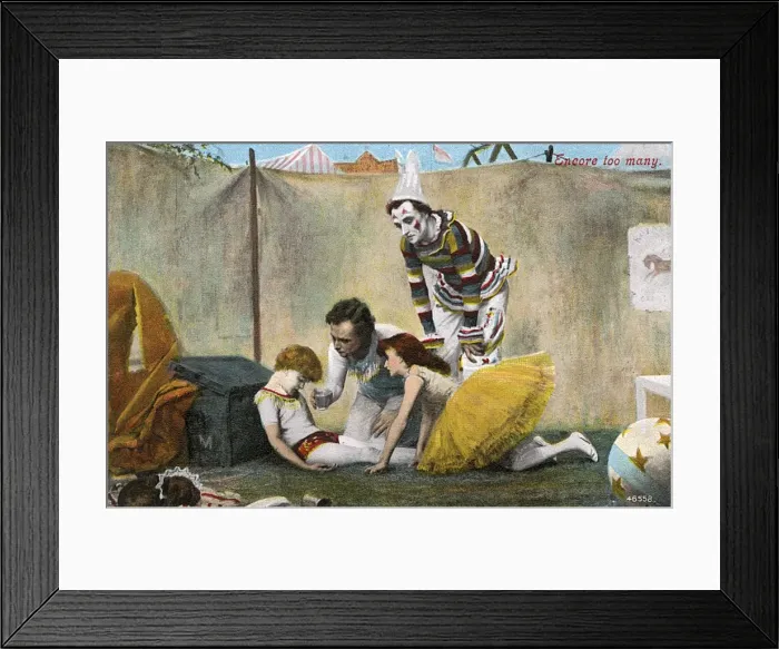 Framed Print : One Encore too many - Boy performer collapses backstage Framed Print : One Encore too many - Boy performer collapses backstage