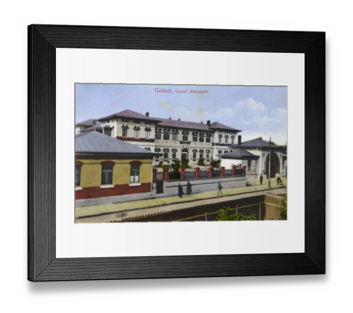 Framed Print : Romania - Alexander School at Galati Framed Print : Romania - Alexander School at Galati
