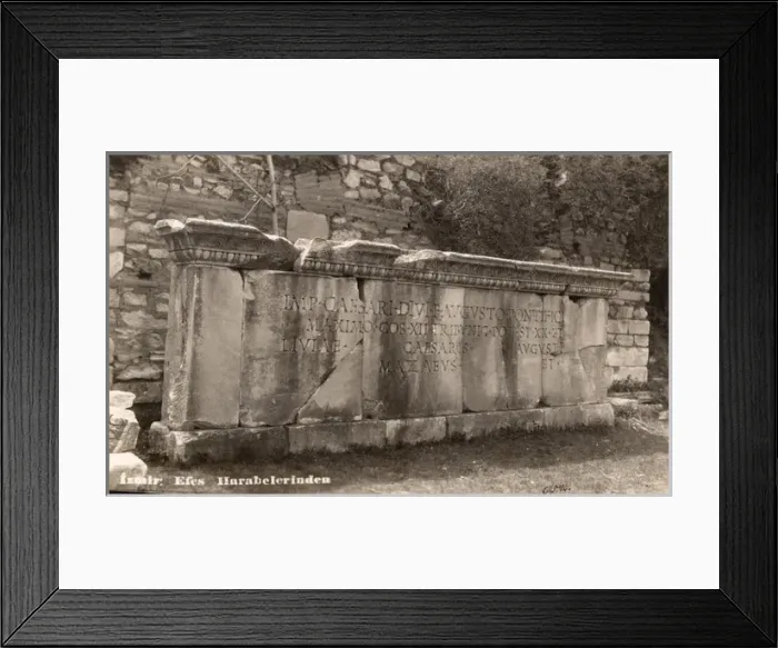 Framed Print : Turkey - Ephesus - Roman Relief Carving to Augustus Caesar Framed Print : Turkey - Ephesus - Roman Relief Carving to Augustus Caesar