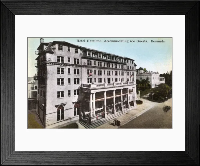 Framed Print : Hotel Hamilton, Bermuda Framed Print : Hotel Hamilton, Bermuda