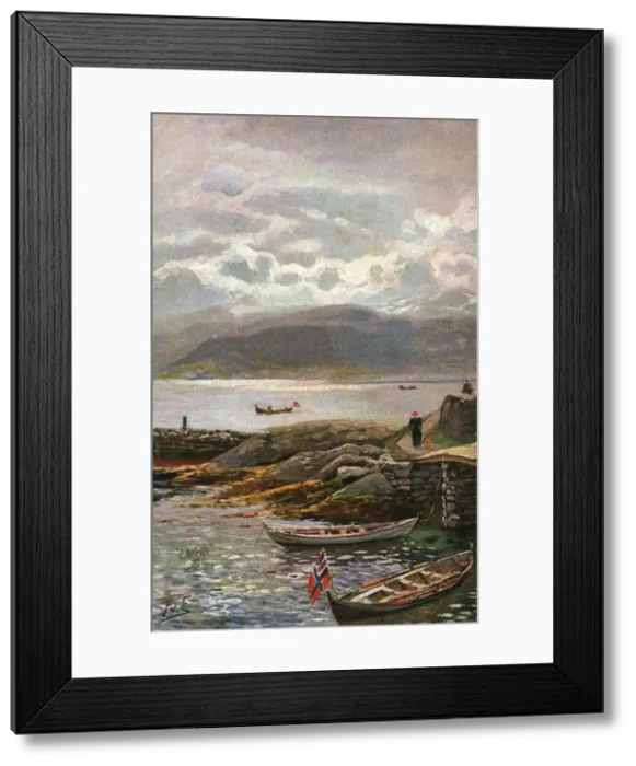 Framed Print : Sognefjord, Norway near Balholm Framed Print : Sognefjord, Norway near Balholm