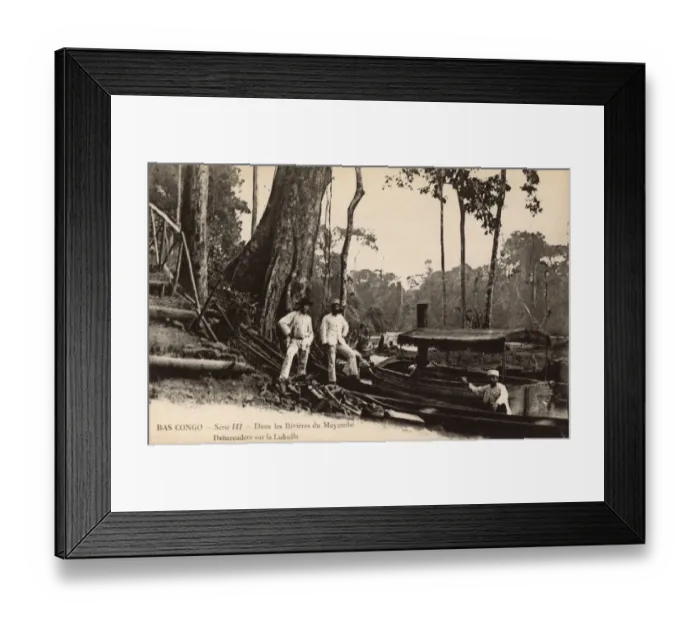 Framed Print : Congo, Africa - on the Lakula River Framed Print : Congo, Africa - on the Lakula River