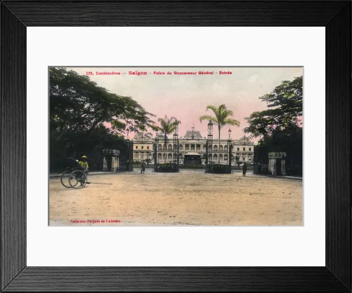 Framed Print : Ho Chi Minh City, Vietnam - Former Palace of the Governor Framed Print : Ho Chi Minh City, Vietnam - Former Palace of the Governor