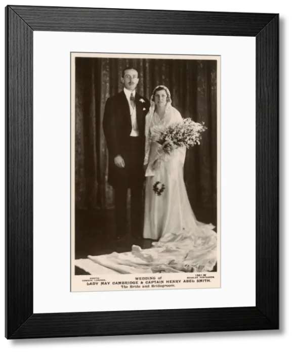 Framed Print : Royal wedding of Henry Abel Smith to Lady May Cambridge, 1931 Framed Print : Royal wedding of Henry Abel Smith to Lady May Cambridge, 1931