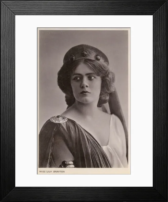 Framed Print : Lily Brayton - English actress Framed Print : Lily Brayton - English actress