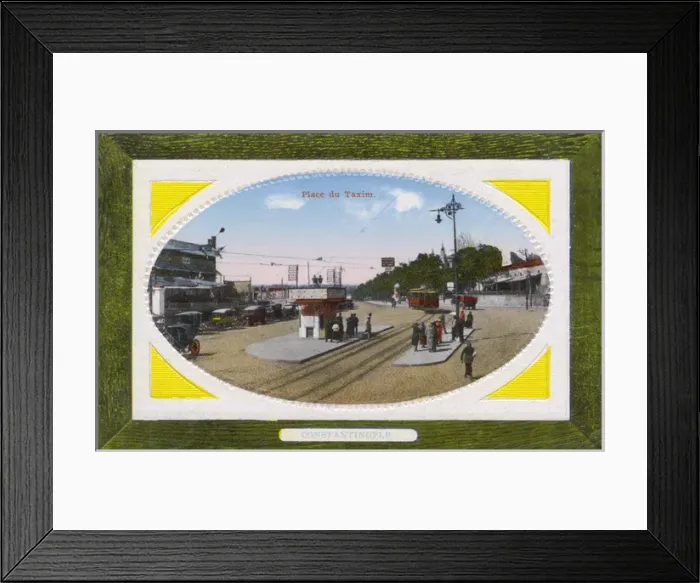 Framed Print : Tram Stop in Taxim Square, Istanbul, Turkey Framed Print : Tram Stop in Taxim Square, Istanbul, Turkey